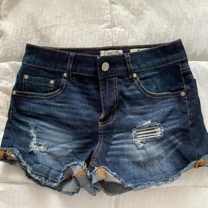 Dark wash shorts size 5